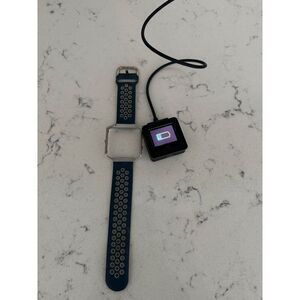 Fitbit Blaze Black Used Activity Tracker Band Charger Fitness Health Smart Watch
